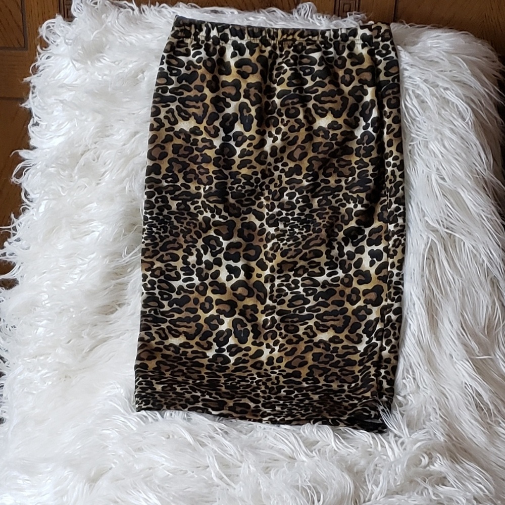 Cheetah Print Skirt